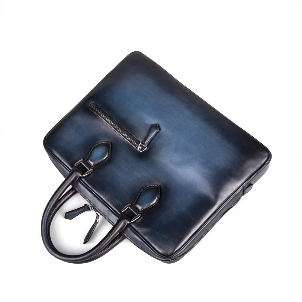 Wholesale Leather Handbag Men′s Business Crossbody Bag (Gd-06)
