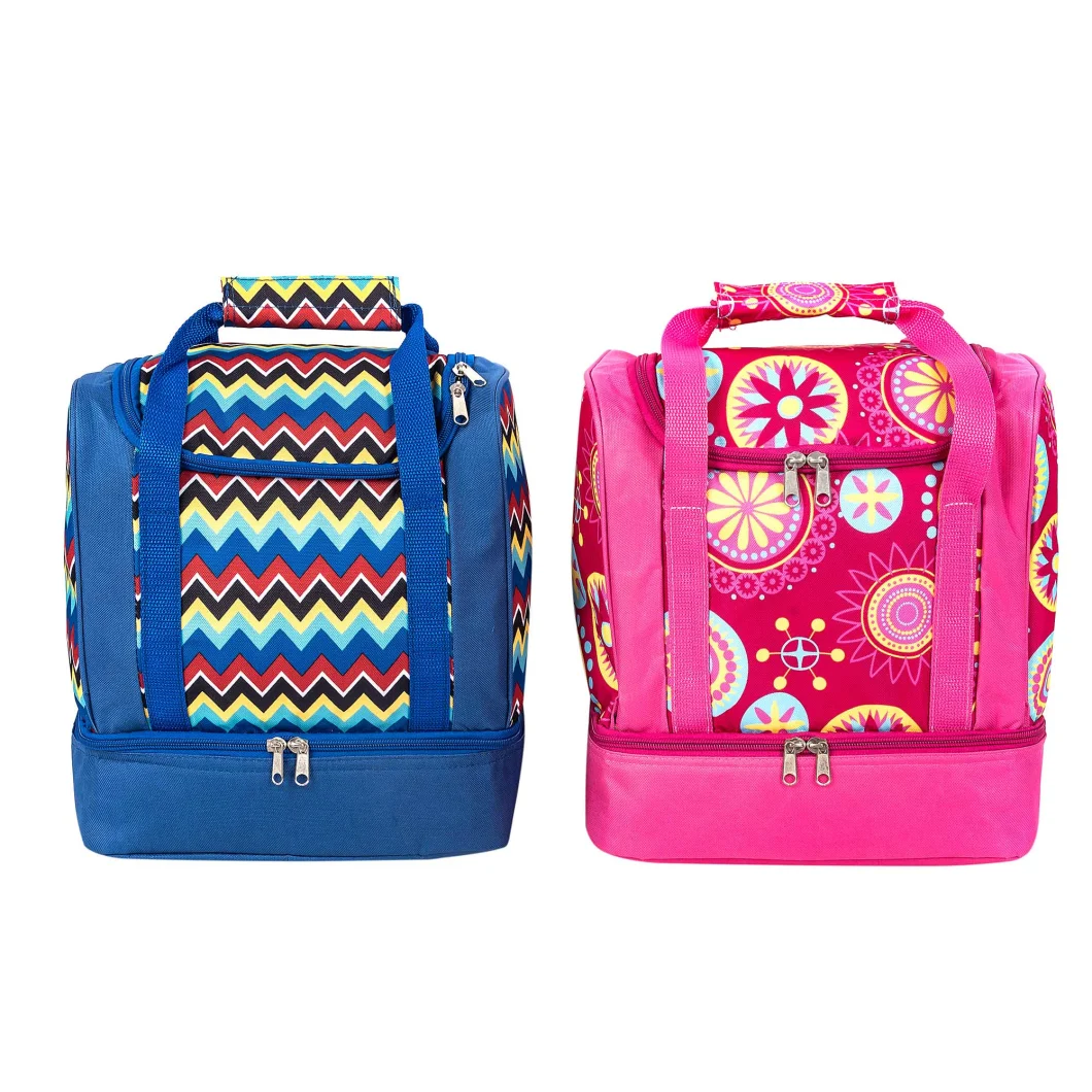 Custom Large Capacity Bag Waterproof Insulated Children Kids Lunch Bag Hot Pizza Cooler Bag