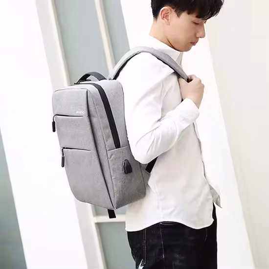 USB 충전 포트가 있는 남성 여성 여행 학교 비즈니스용 방수 노트북 가방